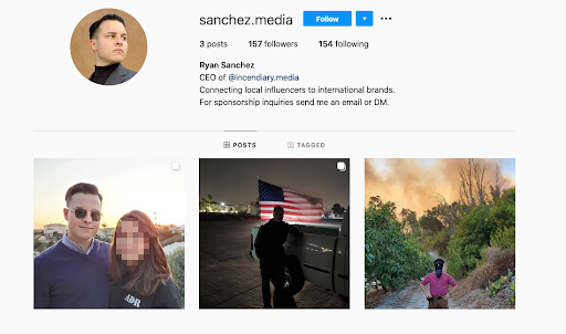 Ryan Sanchez's Instagram confirms his identity as CultureWarCriminal